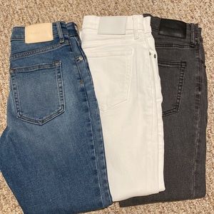 Everlane Authentic Stretch High-Rise Skinny | s25 Ankle jeans bundle